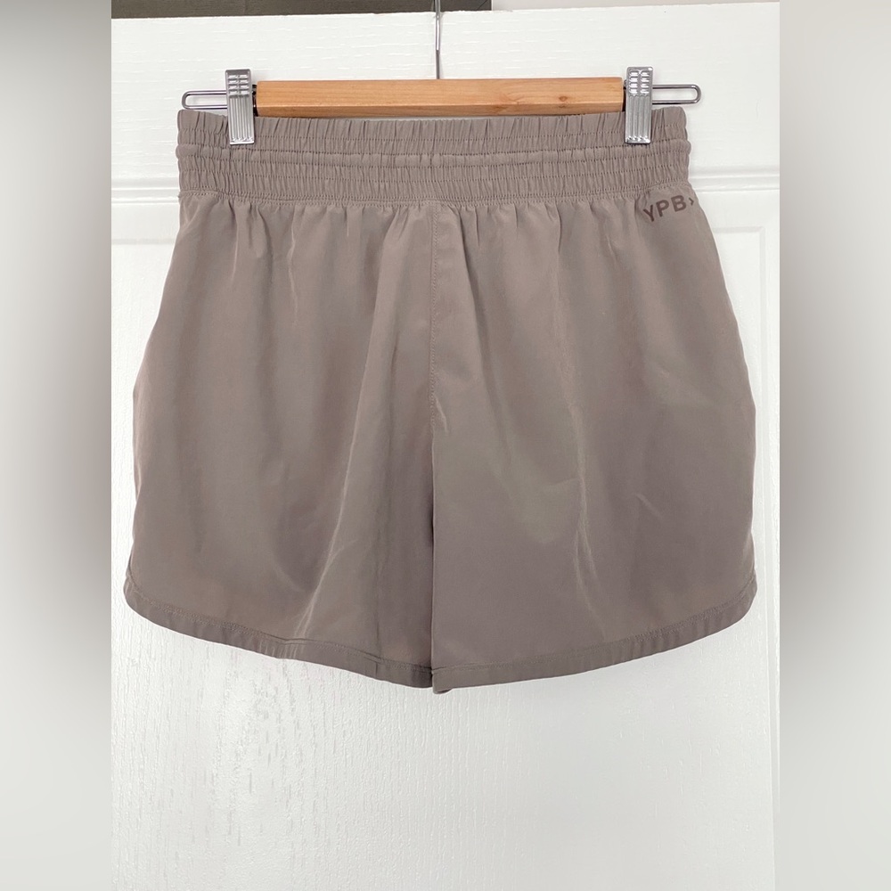 Abercrombie & Fitch Tan YPB motionTEK Lined Workout Shorts - Picture 3 of 4